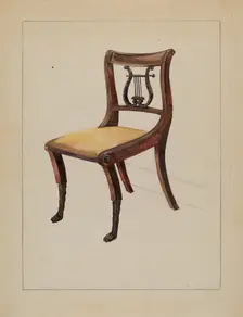 Chair, 1935/1942. Creator: Bessie Forman
