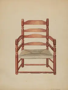 Chair, 1935/1942. Creator: Gordon Sanborn