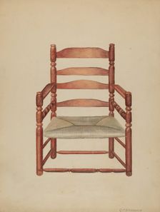 Chair, 1935/1942. Creator: Gordon Sanborn