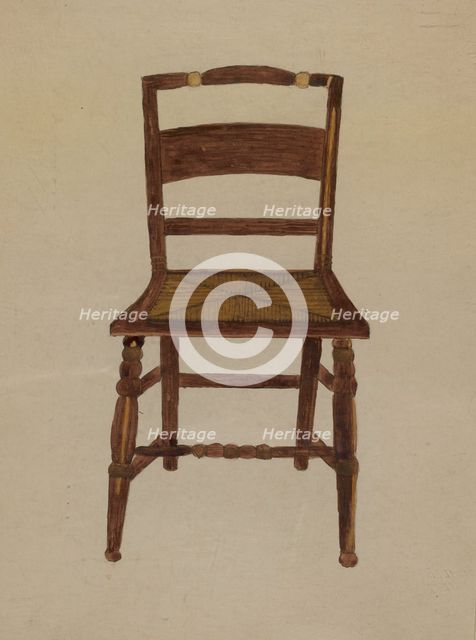 Chair, 1935/1942. Creator: Genevieve Sherlock.