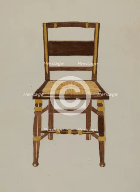 Chair, 1935/1942. Creator: Genevieve Sherlock.