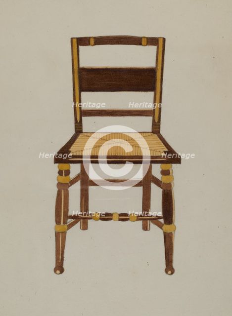 Chair, 1935/1942. Creator: Genevieve Sherlock.