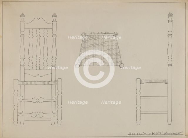 Chair, 1935/1942. Creator: Gerald Bernhardt.