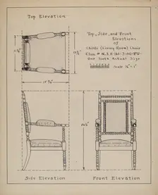 Chair, 1935/1942. Creator: Francis Law Durand