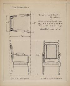 Chair, 1935/1942. Creator: Francis Law Durand