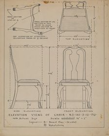 Chair, 1935/1942. Creator: Francis Law Durand