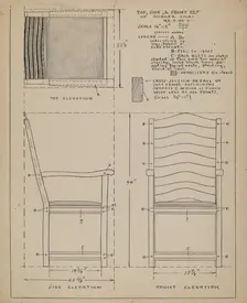 Chair, 1935/1942. Creator: Francis Law Durand