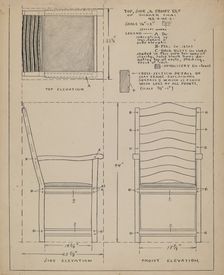 Chair, 1935/1942. Creator: Francis Law Durand