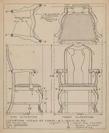 Chair, 1935/1942. Creator: Francis Law Durand