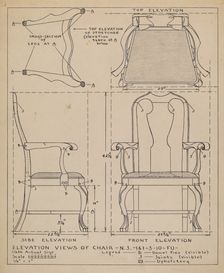 Chair, 1935/1942. Creator: Francis Law Durand