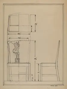 Chair, 1935/1942. Creator: Harold Smith