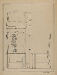 Chair, 1935/1942. Creator: Harold Smith