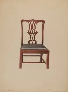 Chair, 1935/1942. Creator: Henry Granet