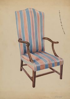 Chair, 1935/1942. Creator: Henry Granet