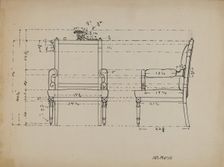 Chair, 1935/1942. Creator: Herbert Marsh