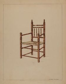 Chair, 1935/1942. Creator: Isadore Goldberg
