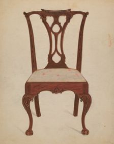 Chair, 1935/1942. Creator: John Garay