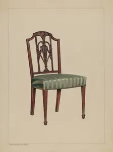Chair, 1935/1942. Creator: M. Rosenshield-von-Paulin