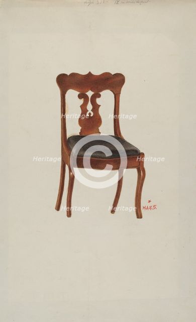 Chair, 1935/1942. Creator: Margaret Stottlemeyer.