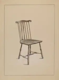 Chair, 1935/1942. Creator: Simon Weiss
