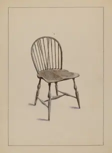 Chair, 1935/1942. Creator: Simon Weiss
