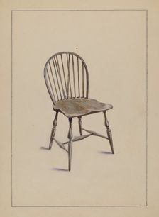 Chair, 1935/1942. Creator: Simon Weiss