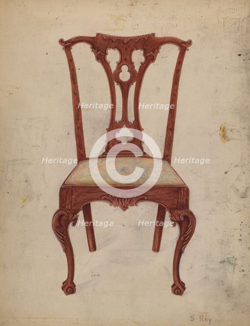 Chair, 1935/1942. Creator: Suzanne Roy.