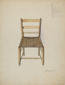 Chair, 1935/1942. Creator: Willoughby Ions