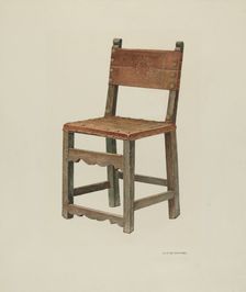 Chair, 1935/1942. Creator: William Kieckhofel