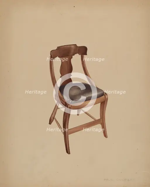Chair, 1935/1942. Creator: William Paul Childers.