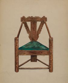 Chair, 1935/1942. Creator: Thomas J. Eliot