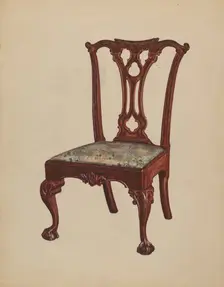 Chair 1935/1942. Creator: Unknown
