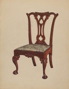 Chair 1935/1942. Creator: Unknown