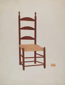 Chair, 1935/1942. Creator: Unknown