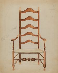 Chair, 1935/1942. Creators: Hans Westendorff, Frank Wenger