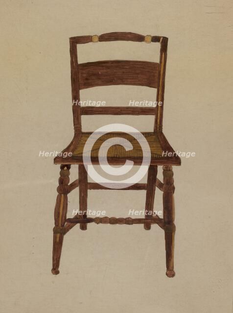 Chair, 1935/1942. Creator: Genevieve Sherlock.