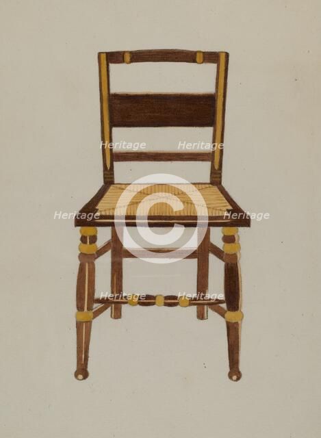 Chair, 1935/1942. Creator: Genevieve Sherlock.