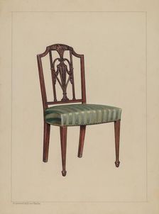 Chair, 1935/1942. Creator: M. Rosenshield-von-Paulin