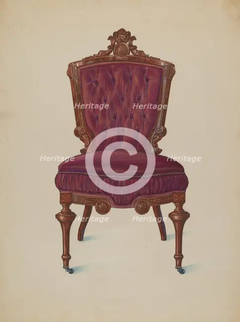 Chair, 1936. Creator: Frank Wenger.
