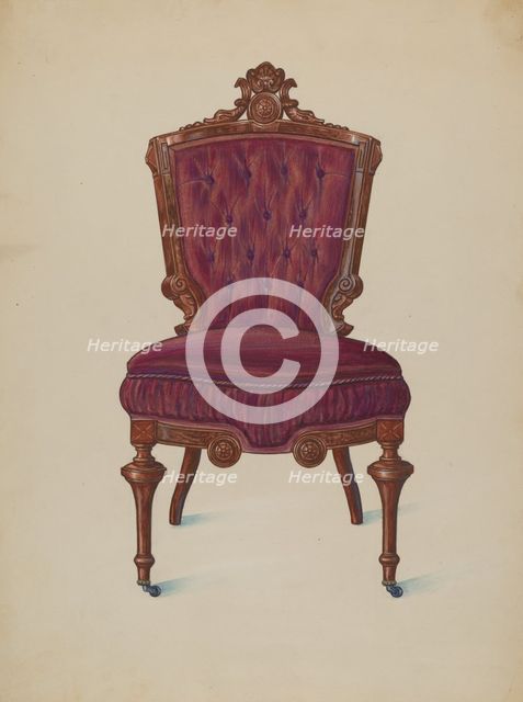 Chair, 1936. Creator: Frank Wenger.