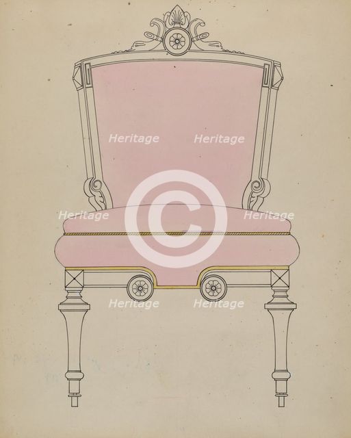 Chair, 1936. Creator: Jack Bochner.