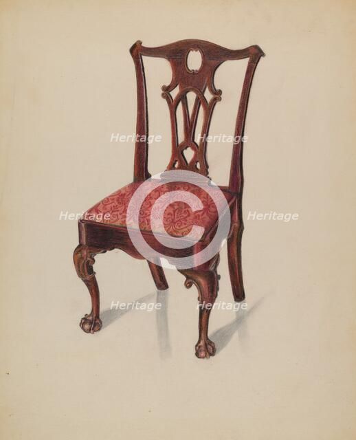 Chair, 1936. Creator: Ruth Bialostosky.