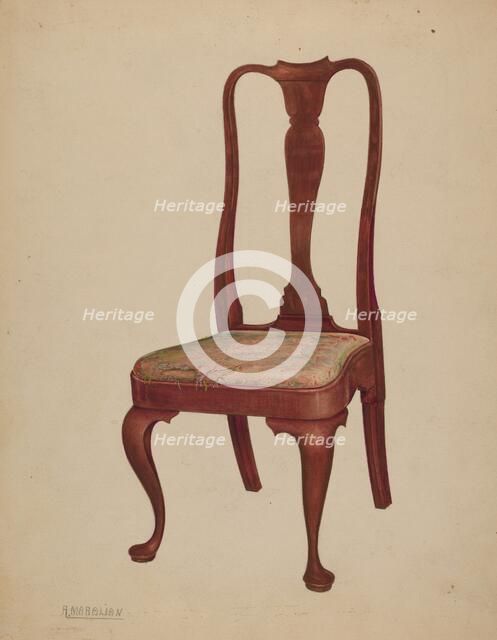 Chair, 1937. Creator: Arsen Maralian.