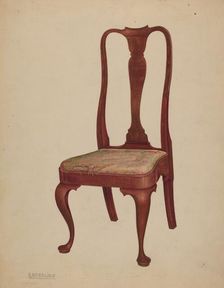 Chair, 1937. Creator: Arsen Maralian