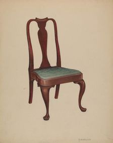 Chair, 1937. Creator: Arsen Maralian