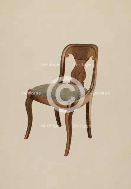 Chair, 1937. Creator: Henry Murphy.