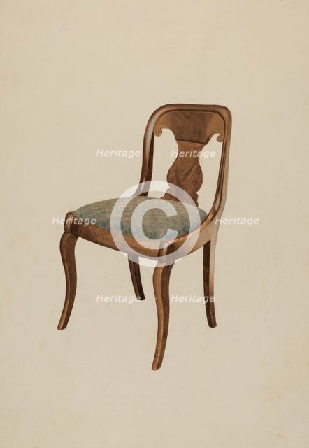 Chair, 1937. Creator: Henry Murphy.