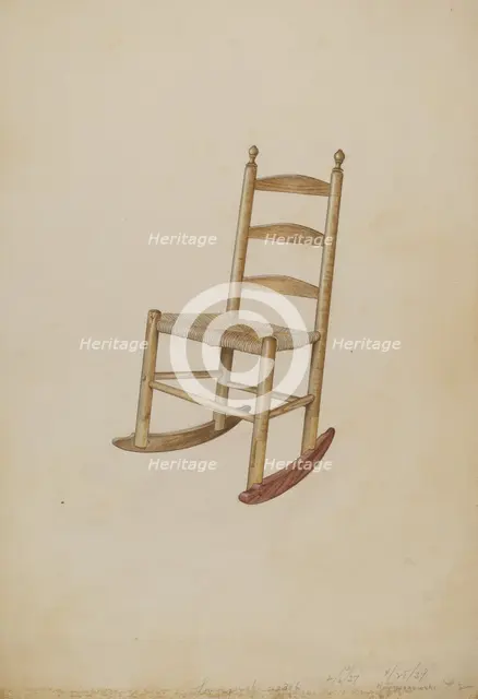 Chair, 1937. Creator: Henry Tomaszewski.