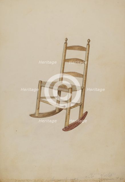 Chair, 1937. Creator: Henry Tomaszewski.