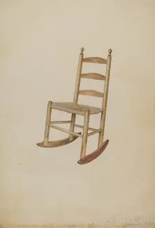 Chair, 1937. Creator: Henry Tomaszewski